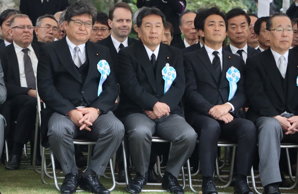 千鳥ケ淵戦没者墓苑での秋季慰霊祭に枝野代表が参列 - 立憲民主党